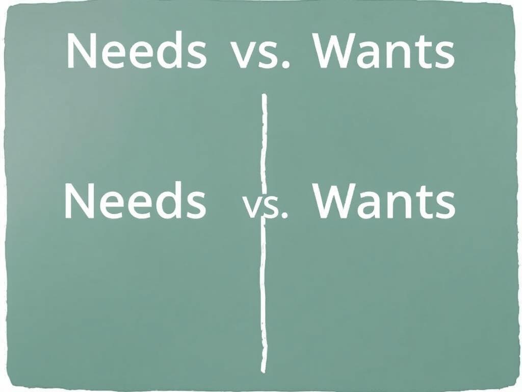     Difference between needs vs. wants in financial planning.. Psychologische Aspekte bei Bedürfnissen und Wünschen