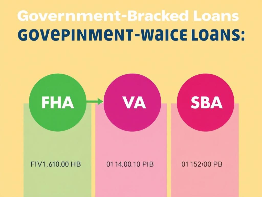     Government-Backed Loans: FHA, VA, and SBA Options. Comparer rapidement FHA, VA et SBA