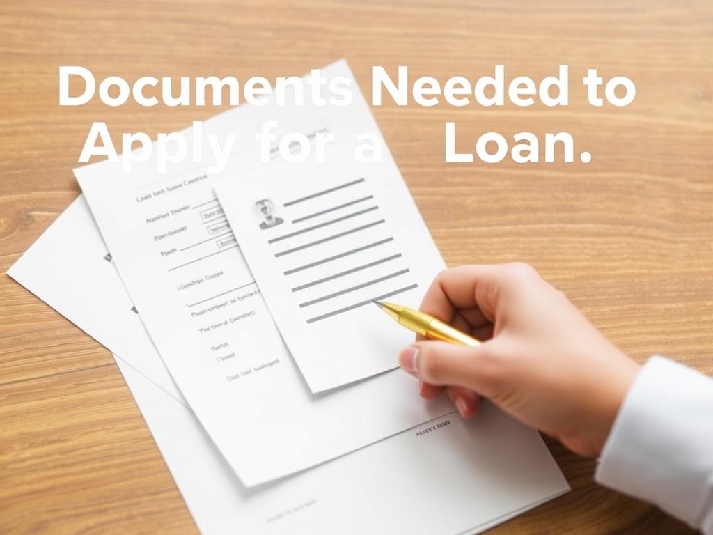     Documents Needed to Apply for a Loan. Les justificatifs spécifiques selon le type de prêt demandé