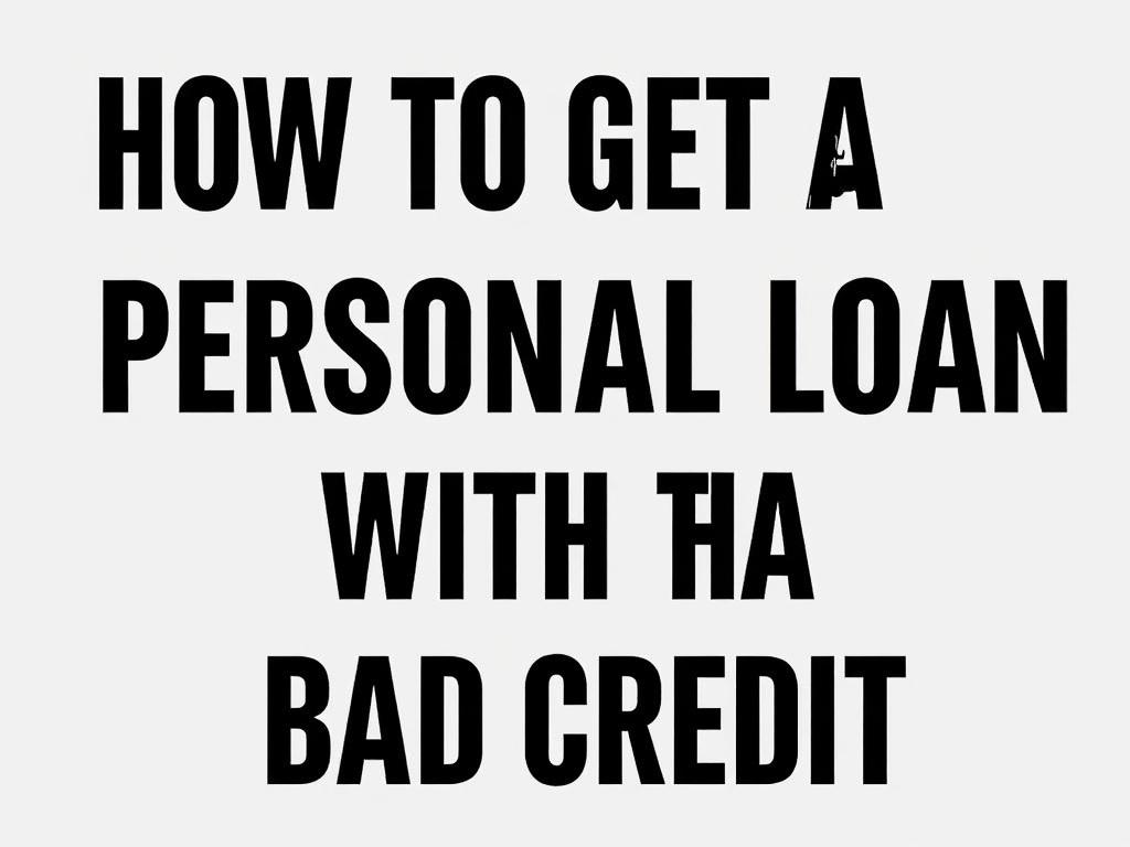     How to get a personal loan with bad credit. Step 1: Check Your Credit Report and Score