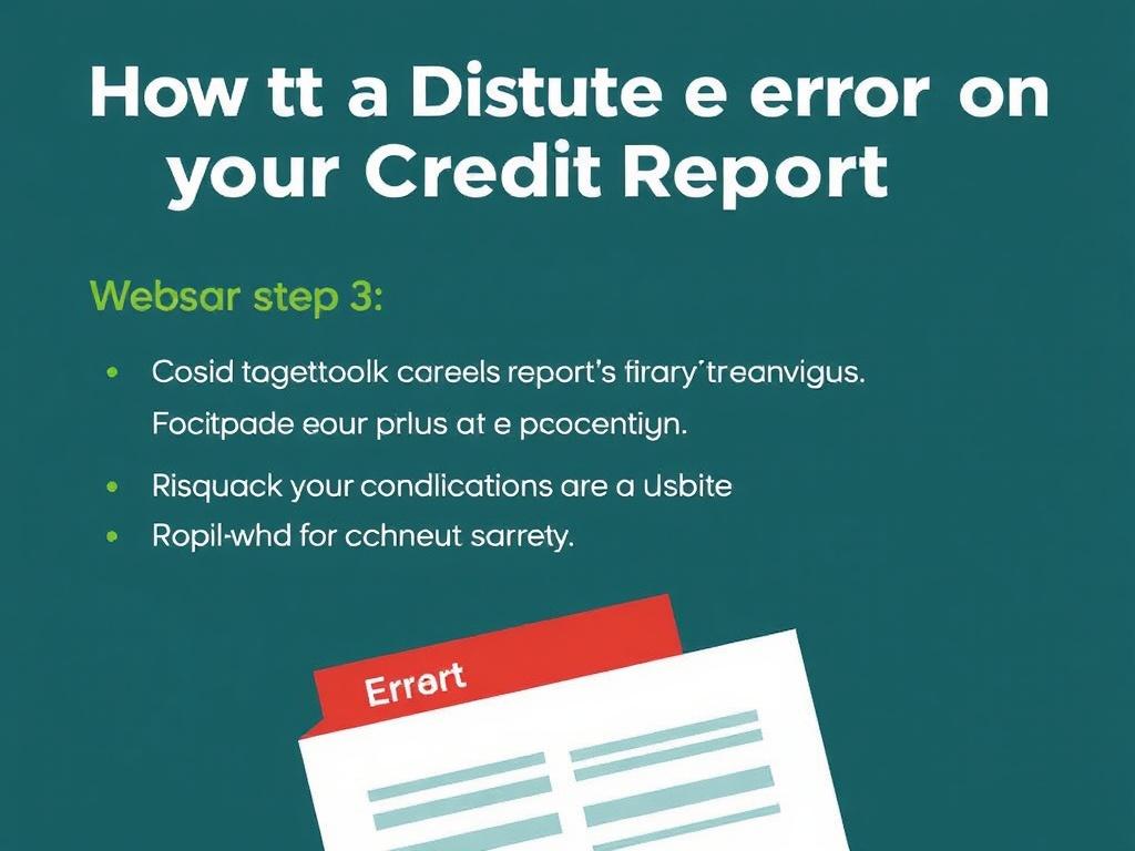     How to dispute errors on your credit report. Step 3: File Your Dispute With the Credit Bureau