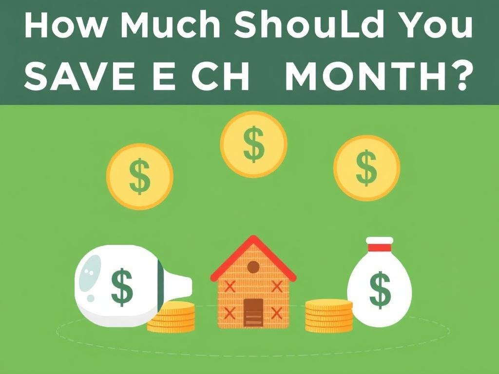     How much should you save each month?. Summary: How Much Should You Save Each Month?