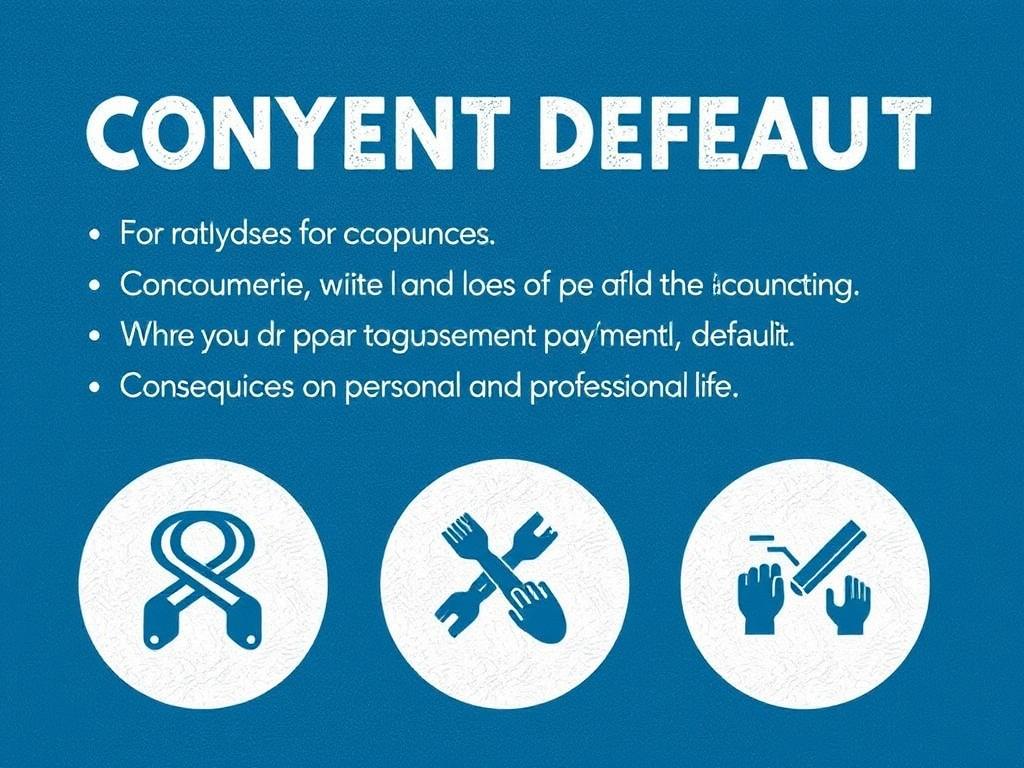     Conséquences d'un défaut de paiement. Conséquences sur la vie personnelle et professionnelle