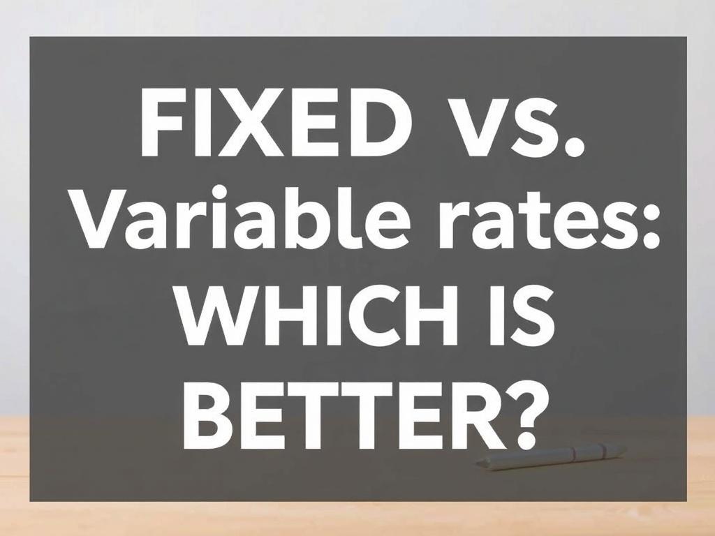     Tasas fijas vs. variables: ¿cuál es mejor?. ¿Qué son las tasas fijas y variables?