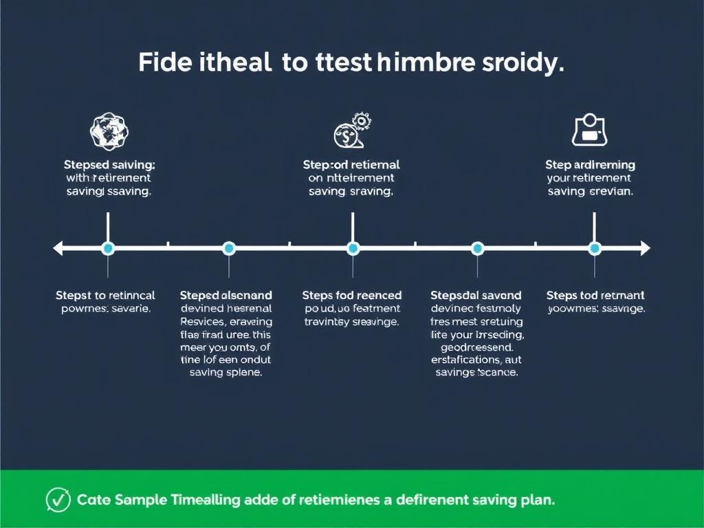     Steps to create a retirement savings plan. Sample Timeline for Creating Your Retirement Savings Plan