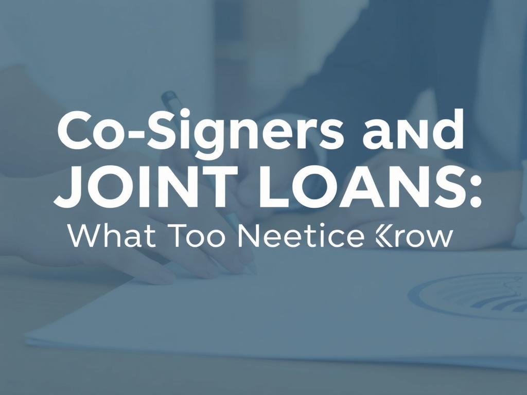     Co-Signers and Joint Loans: What You Need to Know. Les prêts conjoints : une responsabilité partagée