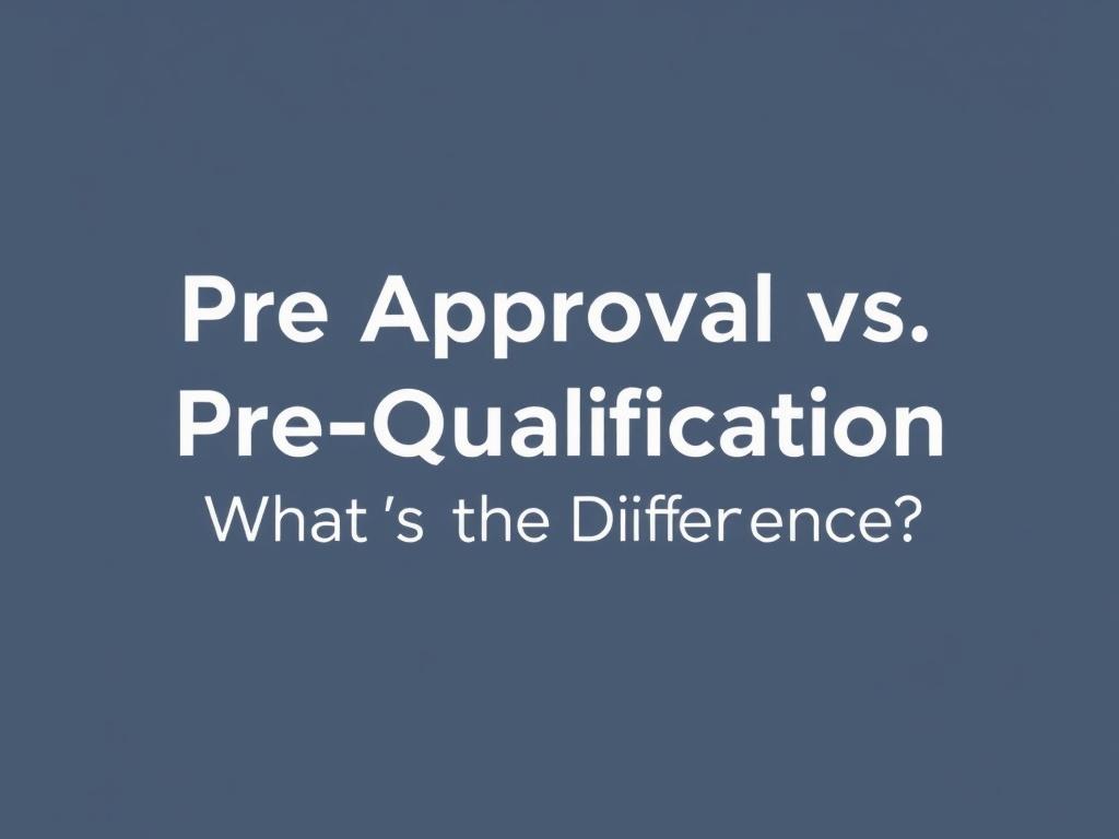     Pre-Approval vs. Pre-Qualification: What’s the Difference?. Comprendre les bases : Qu’est-ce que la pré-qualification ?
