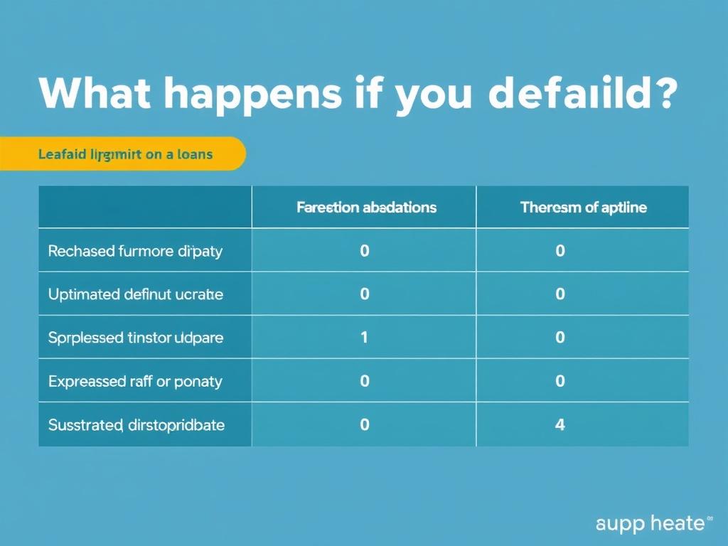     What happens if you default on a loan?. Summary Table: Key Actions When Facing Loan Default