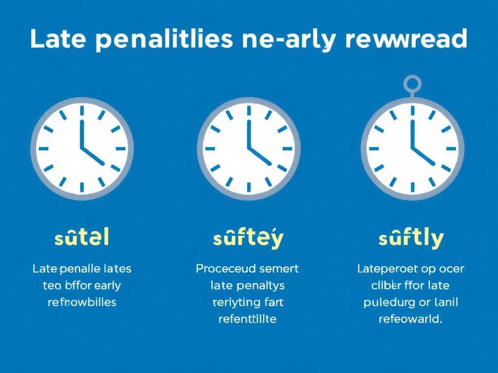     Pénalités de retard et remboursement anticipé. Conclusion