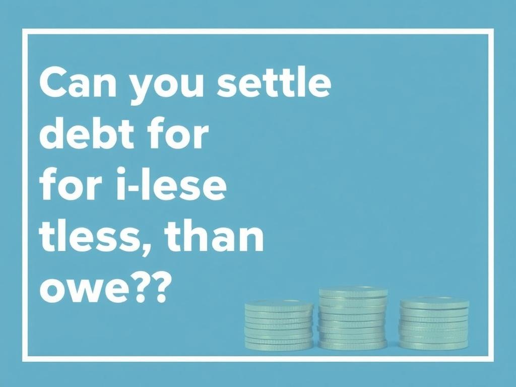     Can you settle debt for less than you owe?. Conclusion