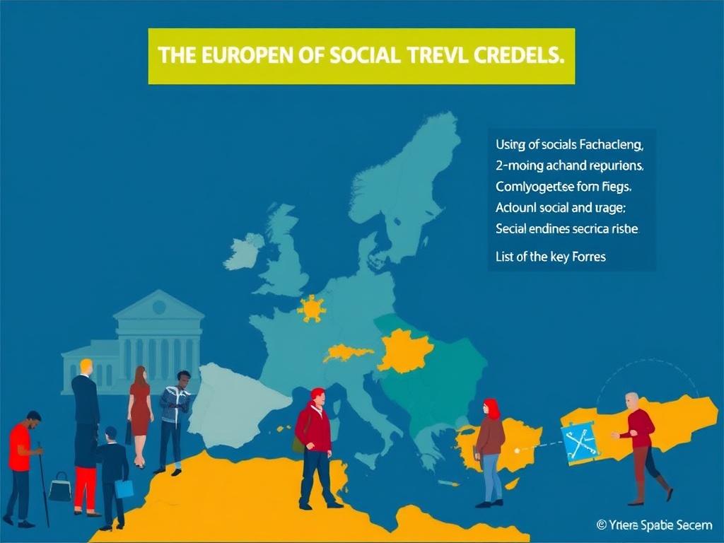 Le crédit social européen. Lista de riesgos clave