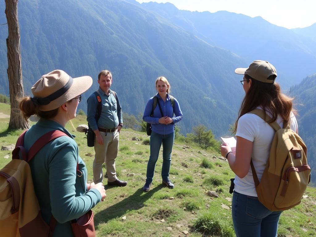 Prêt pour les guides touristiques. Preparación práctica antes de un tour