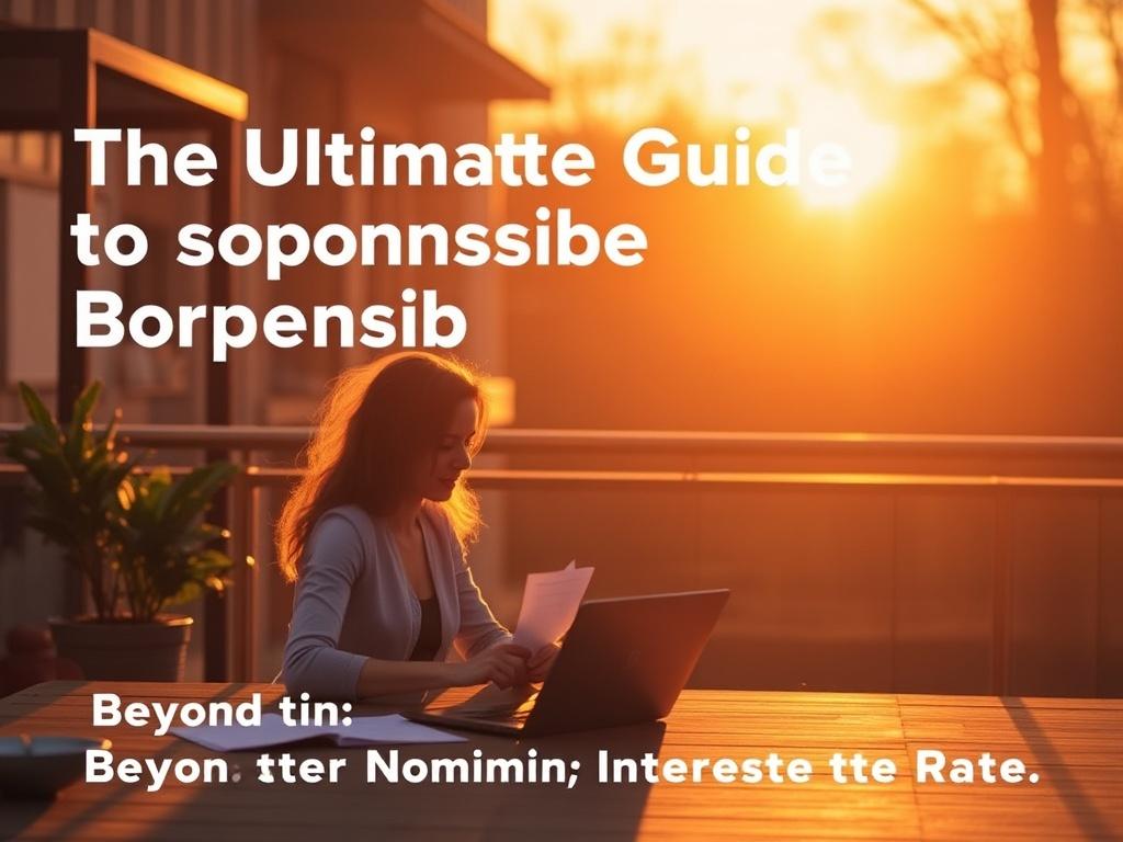 The Ultimate Guide to Responsible Borrowing. Cómo comparar ofertas: más allá del interés nominal