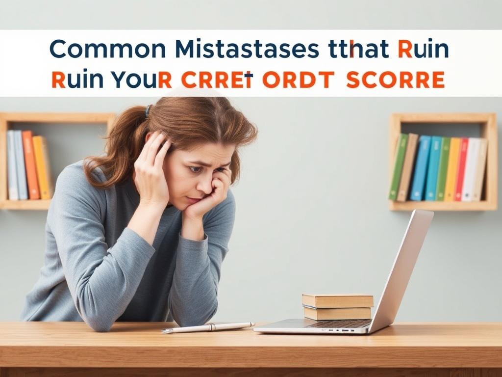 Errores comunes que arruinan tu score crediticio.. Cómo recuperar tu score crediticio paso a paso