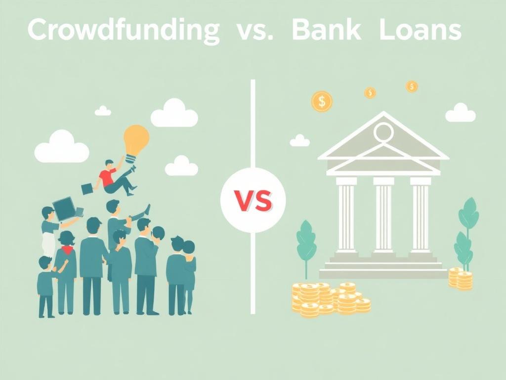 Crowdfunding vs. Préstamos bancarios para proyectos.. Ejemplo práctico: comparación numérica entre una campaña y un préstamo