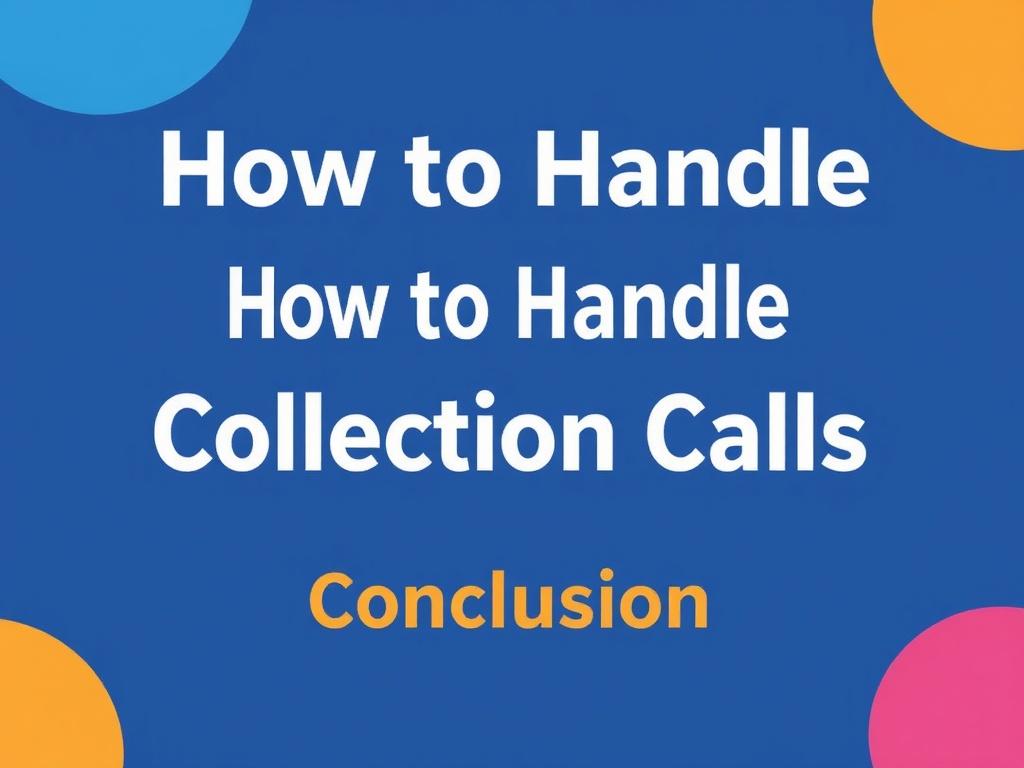How to Handle Collection Calls. Conclusión